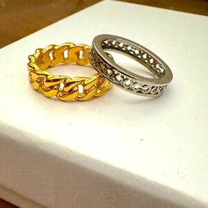 Coach Stack Ring set size 5